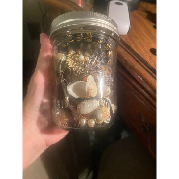 Curated Vintage Jewelry Treasure MASON JAR Lot | Guaranteed STERLING & Signed Pi - Picture 5 of 7